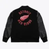 Detroit red wings black out varsity jacket