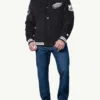 Detroit red wings blackout corduroy black varsity jacket scaled 1
