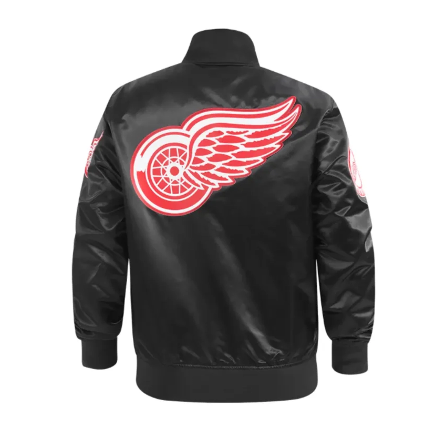 Detroit red wings classic full snap varsity jacket