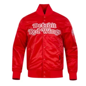 Detroit red wings classic varsity jacket