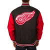Detroit red wings front hit black red jacket