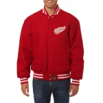 Detroit Red Wings One Color Red Wool Jacket