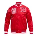 Detroit Red Wings Retro Classic Red Satin Jacket