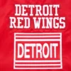 Detroit red wings retro classic full snap satin varsity jacket red 7