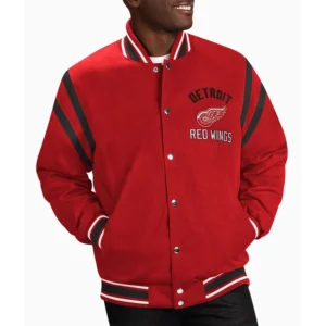 Detroit red wings tailback full snap jacket