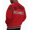 Detroit red wings tailback red cotton jacket
