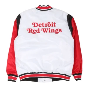 Detroit red wings teddy white red jacket