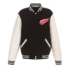Detroit red wings two tone black white jacket