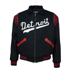 Detroit stars 1950 authentic black jacket