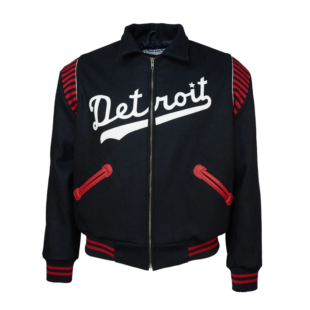 Detroit stars 1950 authentic black jacket