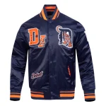 Detroit Tigers Best Of Satin Navy Jacket