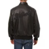 Detroit tigers full leather bomber varsity jacket black 1