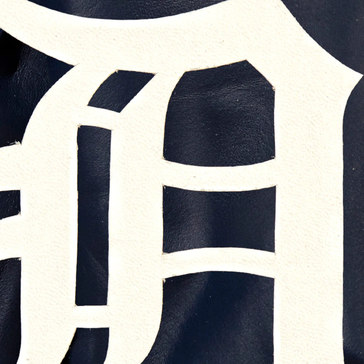 Detroit tigers full real leather varsity jacket navy 3