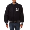 Detroit tigers handcrafted logo wool jacket navy 1