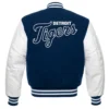 Detroit tigers letterman wool leather varsity jacket 1 1