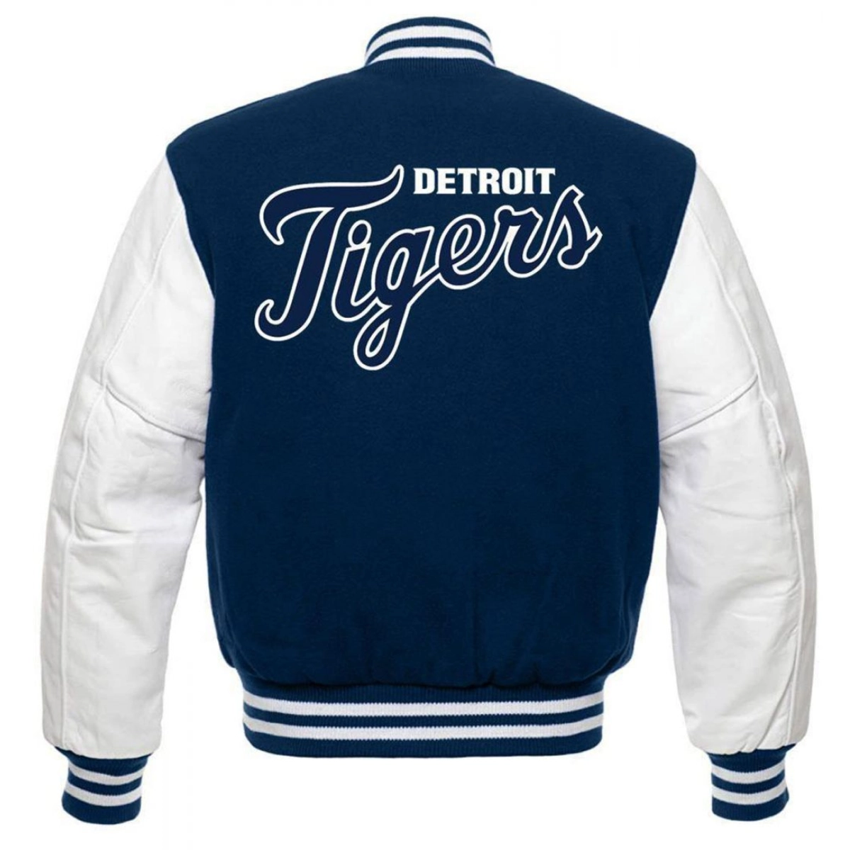 Detroit tigers letterman wool leather varsity jacket 1 1