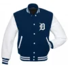 Detroit tigers letterman wool leather varsity jacket 1