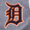 Detroit tigers old english wool leather varsity jacket greywhite 3 1