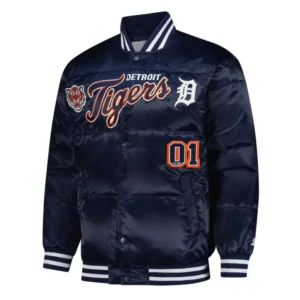 Detroit tigers puffer jacket