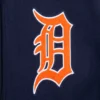 Detroit tigers script tail wool varsity jacket navywhite 5