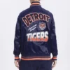Detroit tigers turn it up m full snap varsity jacket