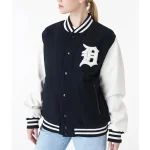 Detroit Lions World Series 1984 Wool/Leather Jacket