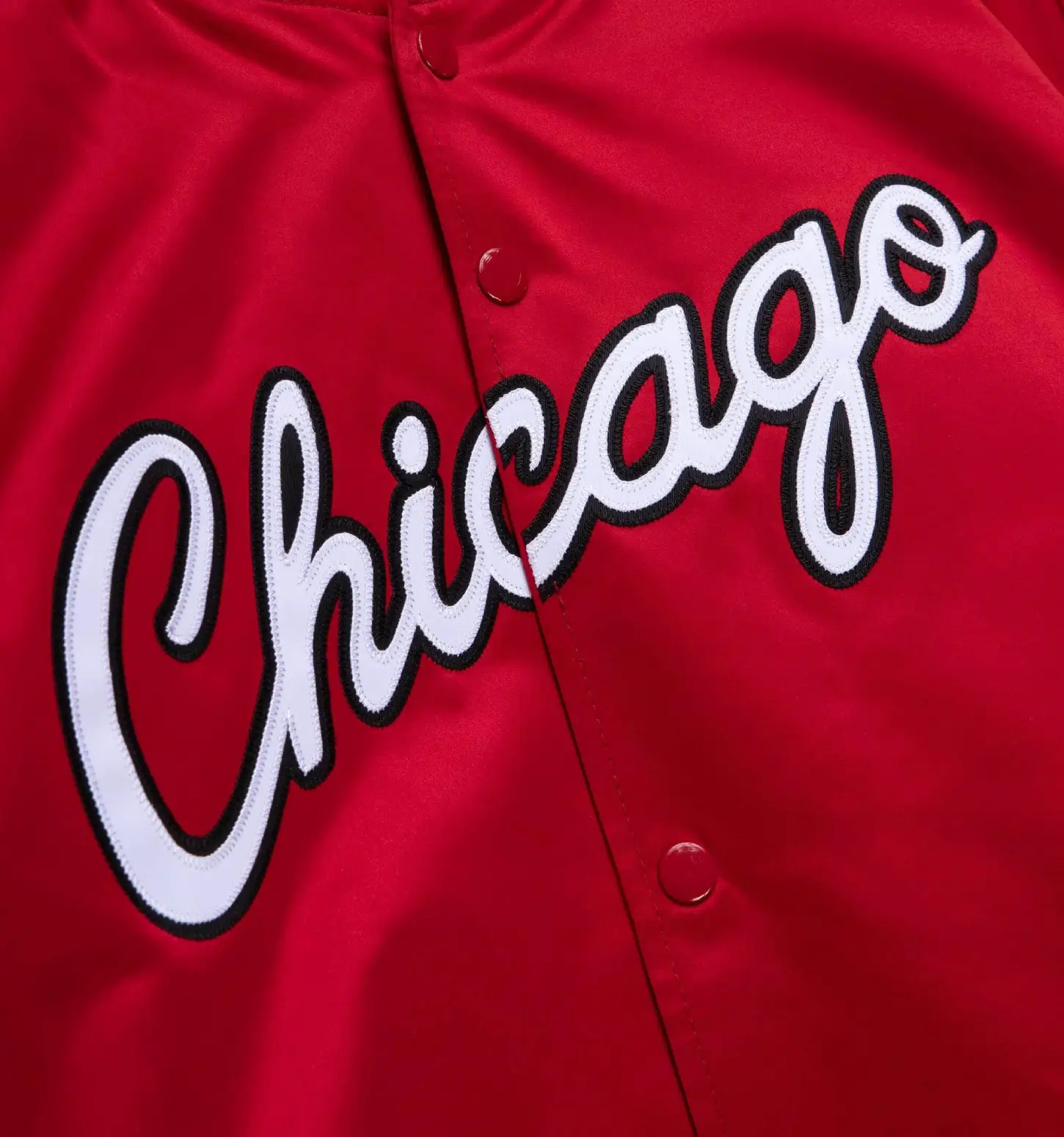 Double clutch lightweight satin jacket chicago bulls 2