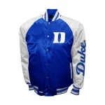 Duke Blue Devils The Game Blue/Silver Satin Jacket