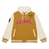 Dusted hooded chicago blackhawks polyester jacket