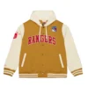 Dusted hooded new york rangers polyester jacket