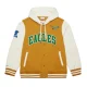 Dusted hooded philadelphia eagles polyester jacket