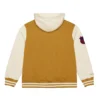 Dusted hooded washington capitals browncream polyester jacket
