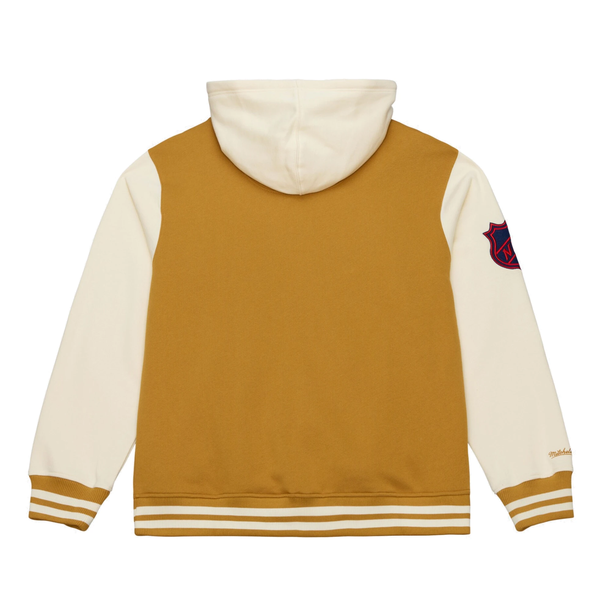 Dusted hooded washington capitals browncream polyester jacket