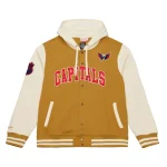 Washington Capitals Brown/Cream Dusted Hooded Jacket