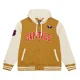 Dusted hooded washington capitals polyester jacket