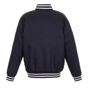 Edmonton oilers front hit navy jacket