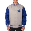 Edmonton oilers two tone full snap jacket