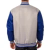 Edmonton oilers two tone polyester jacket
