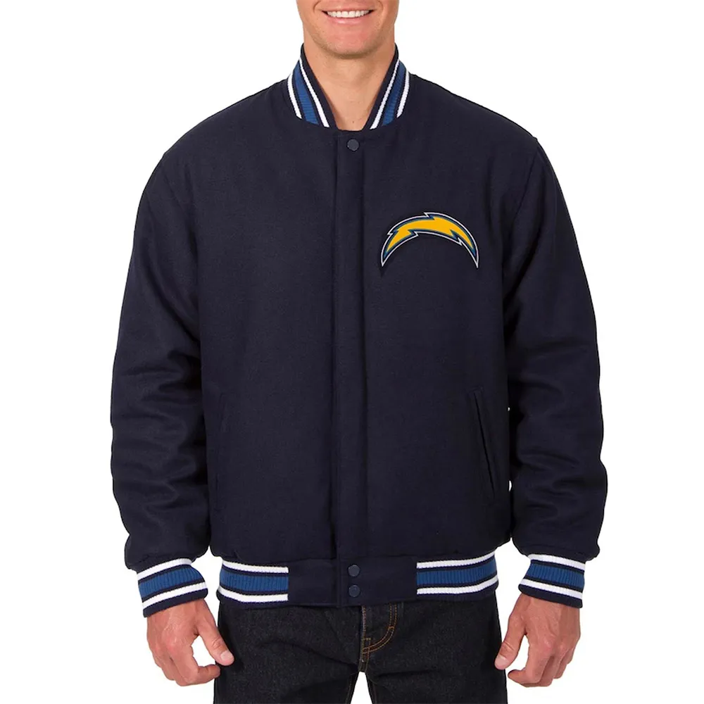 Embroidered los angeles chargers jacket