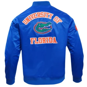 Florida am rattlers classic blue satin jacket