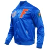 Florida am rattlers classic blue varsity jacket
