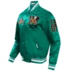 Florida am rattlers pro standard homecoming satin varsity jacket