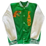 Florida A&M Rattlers Vintage Green Wool Varsity Jacket