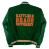 Florida am university motto 30 green wool leather varsity jacket 2