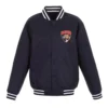 Florida panthers front hit navy jacket