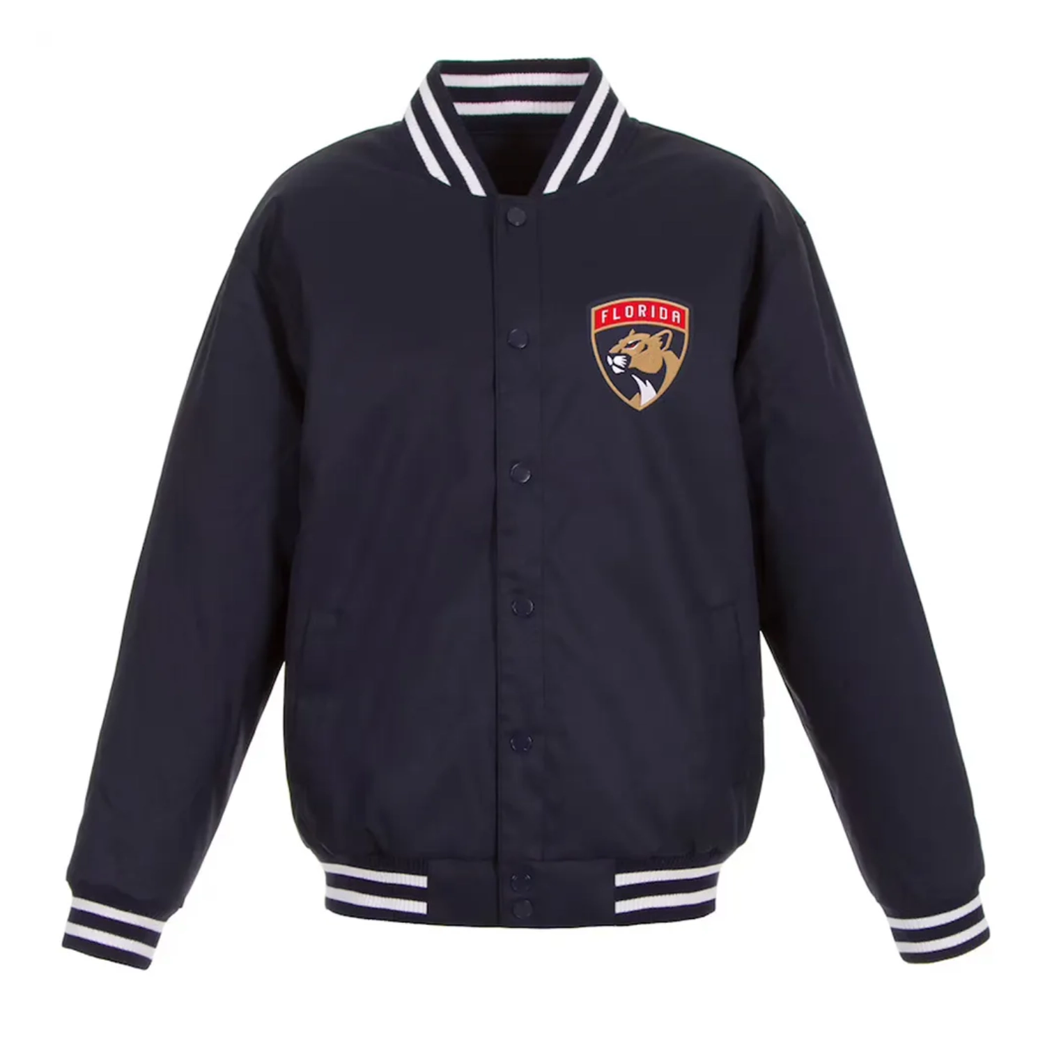 Florida panthers front hit navy jacket
