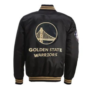 Golden state warriors 75th anniversary black jacket