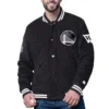 Golden state warriors blackout corduroy jacket