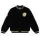 Golden state warriors full snap wool jacket