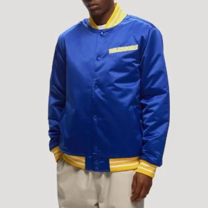 Golden state warriors heavyweight full snap jacket
